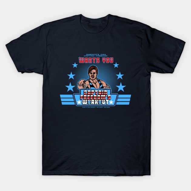 Captain Freedom Wants You T-Shirt by AndreusD